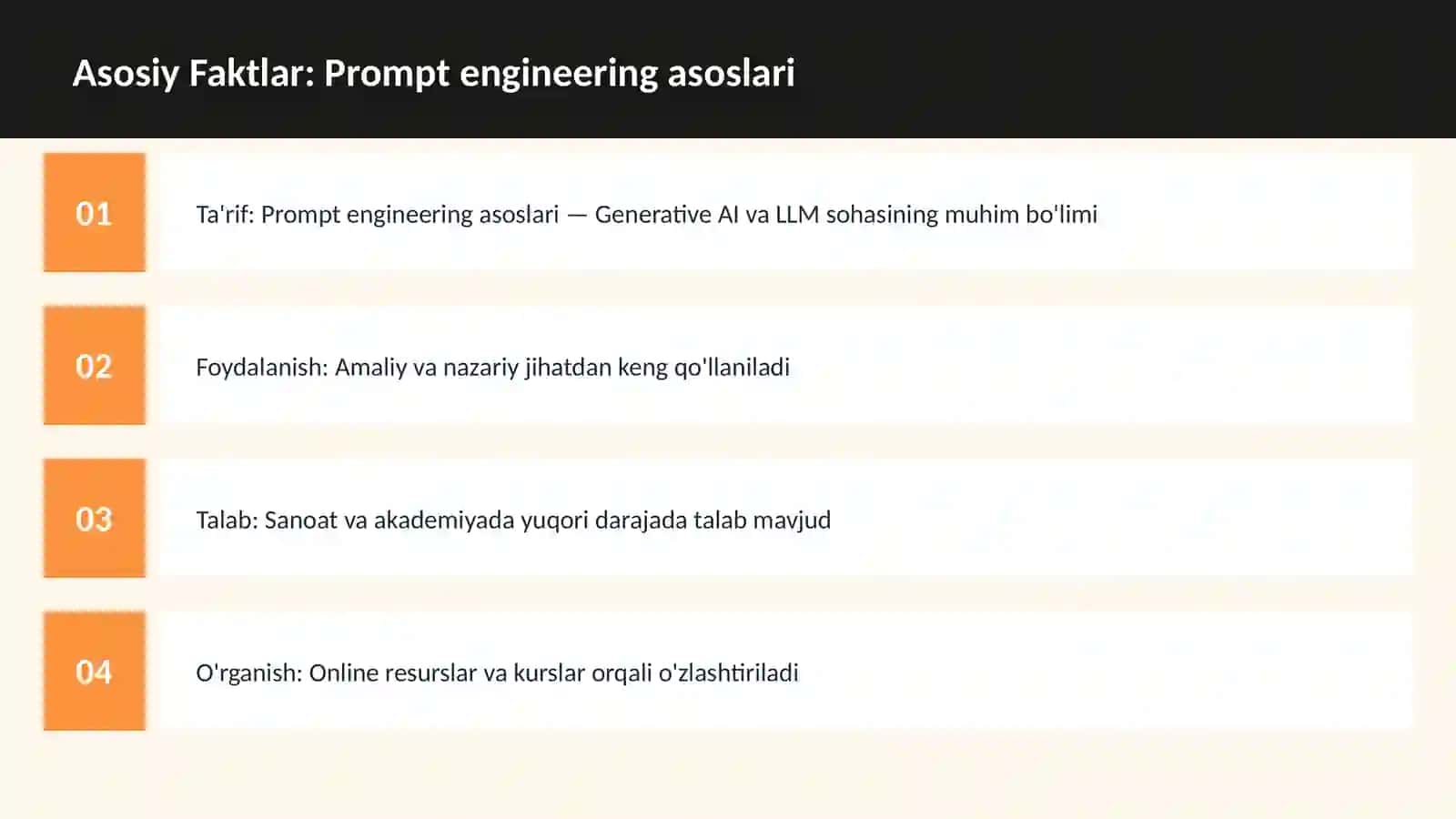 Prompt engineering asoslari 3