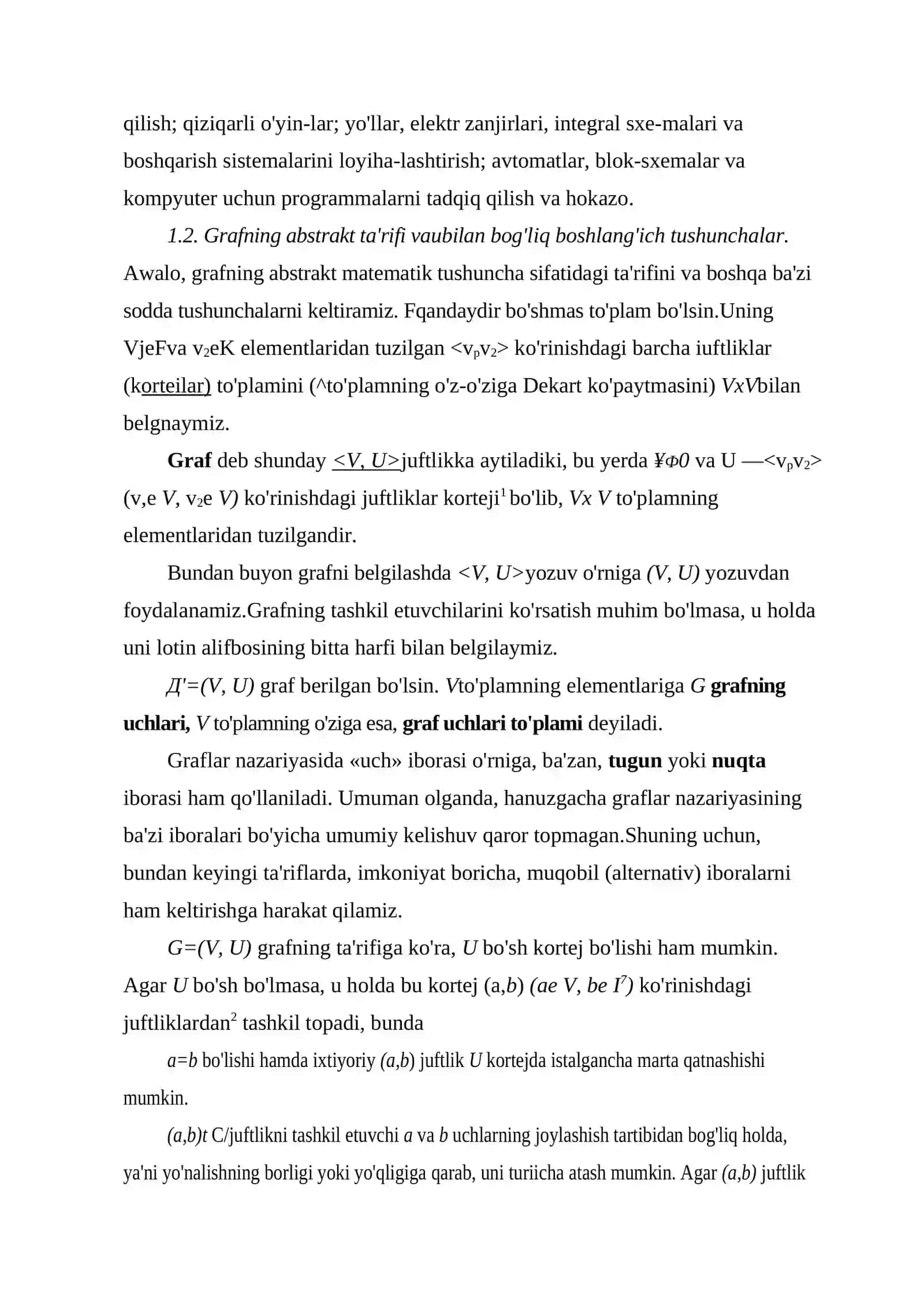 Graflar nazaryasining elementlari 3
