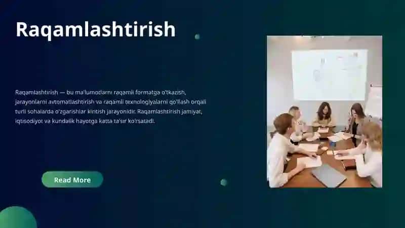 Kelajak texnologiyalari va raqamlashtirish oqibatlari 3