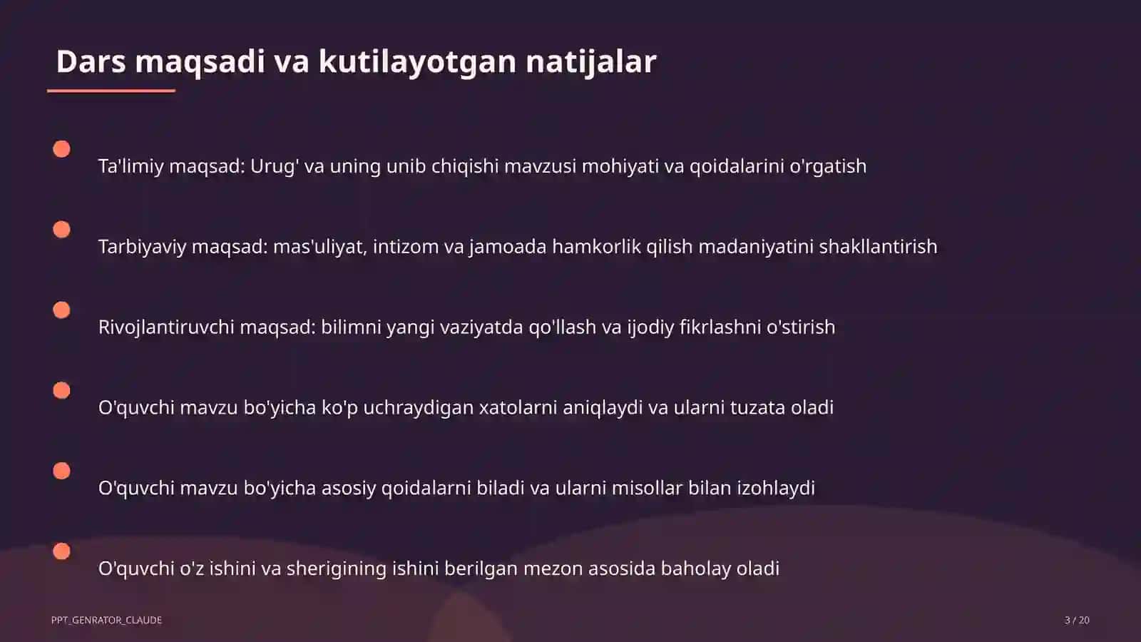 Urug' va uning unib chiqishi (5-sinf) 3