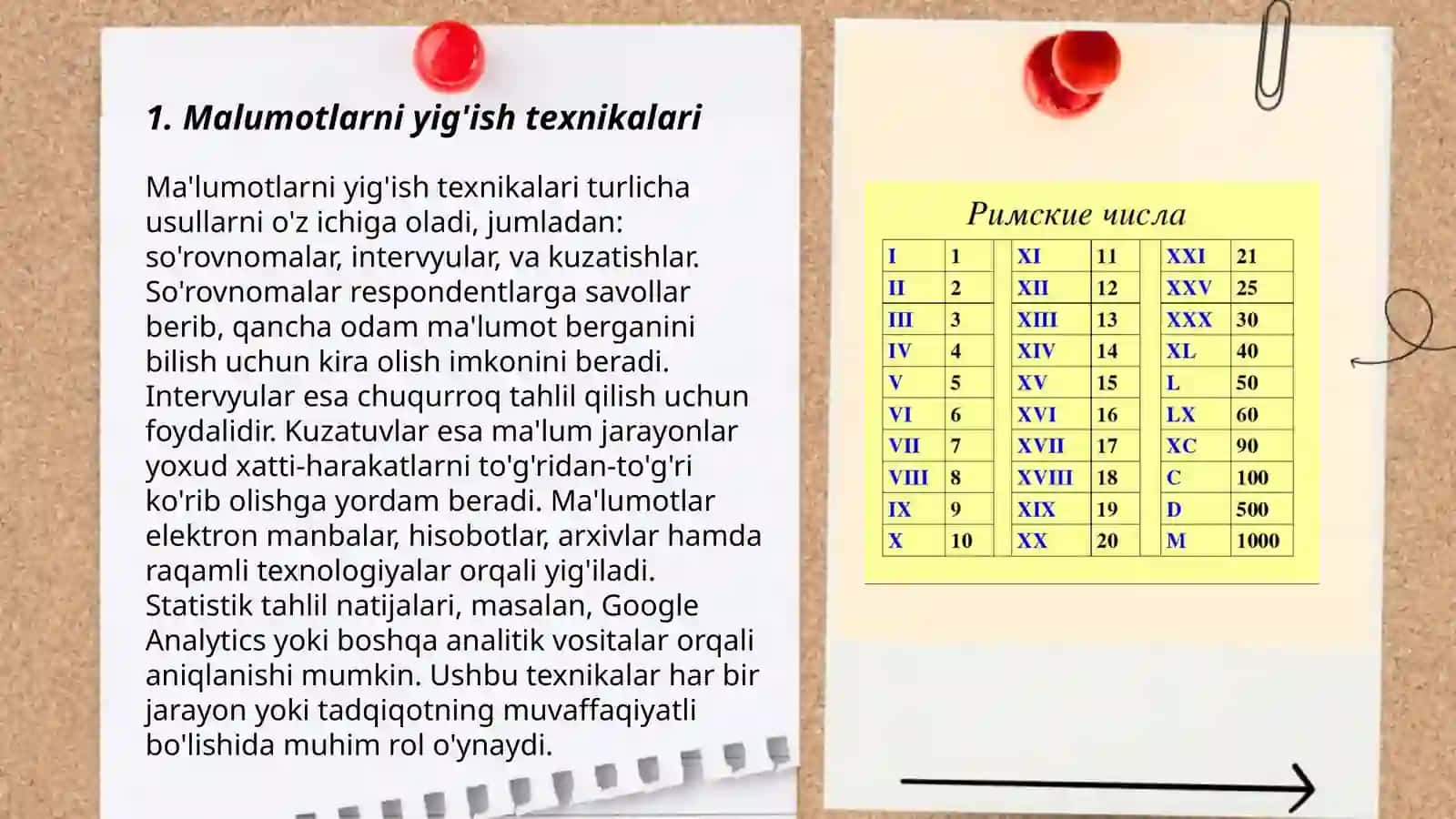 Malumotlarni mustahkamlash yollari vositalari usullari 3