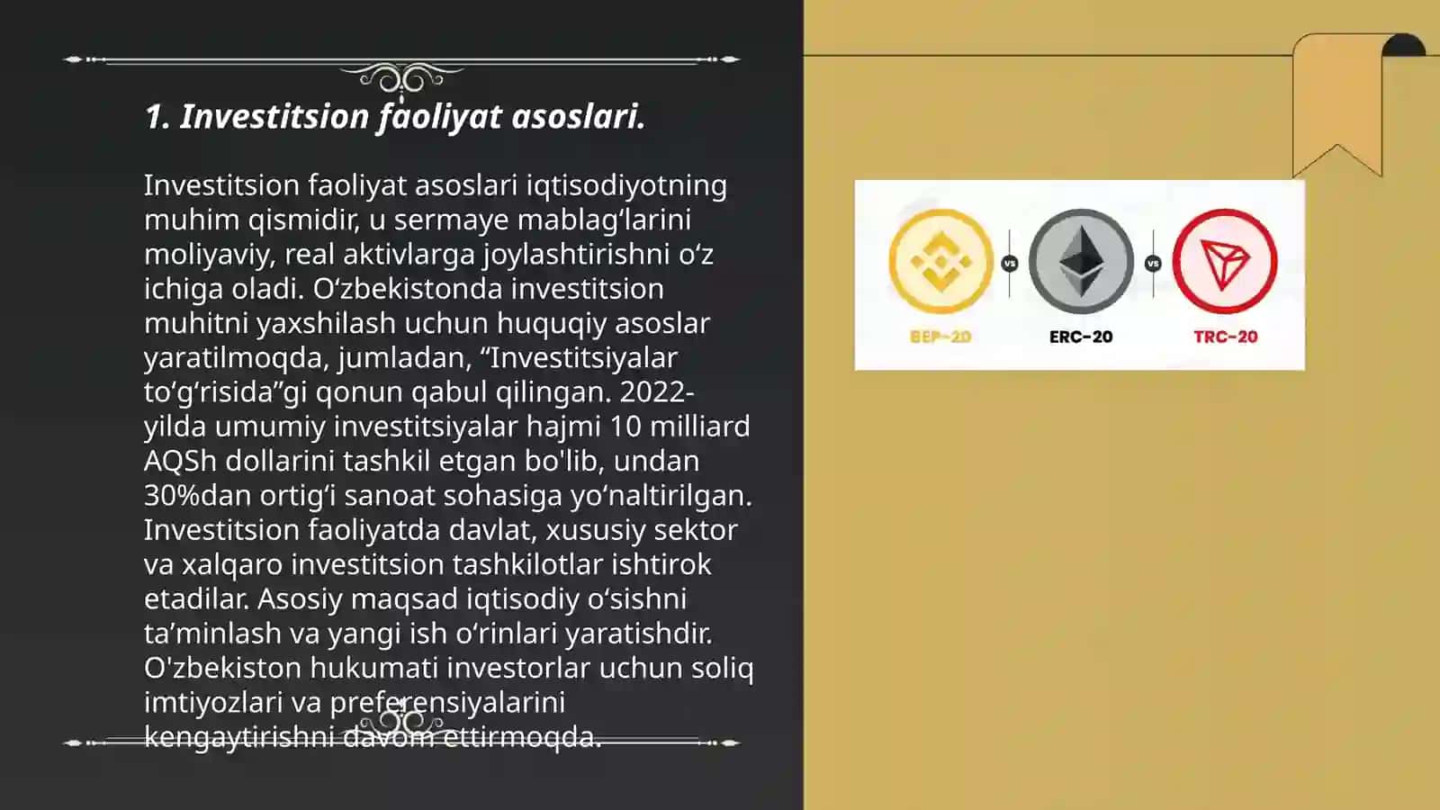 Investitsion faoliyat asoslari 3