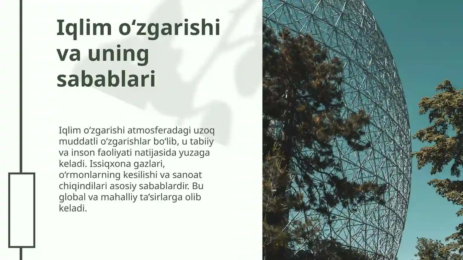 Iqlim o zgarishi  Iqtisodiyotga ta siri va yechimlar 3