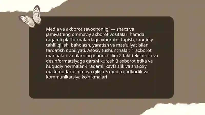 Media va axborot savodxonligi tushunchasi va uning ahamiyati 3