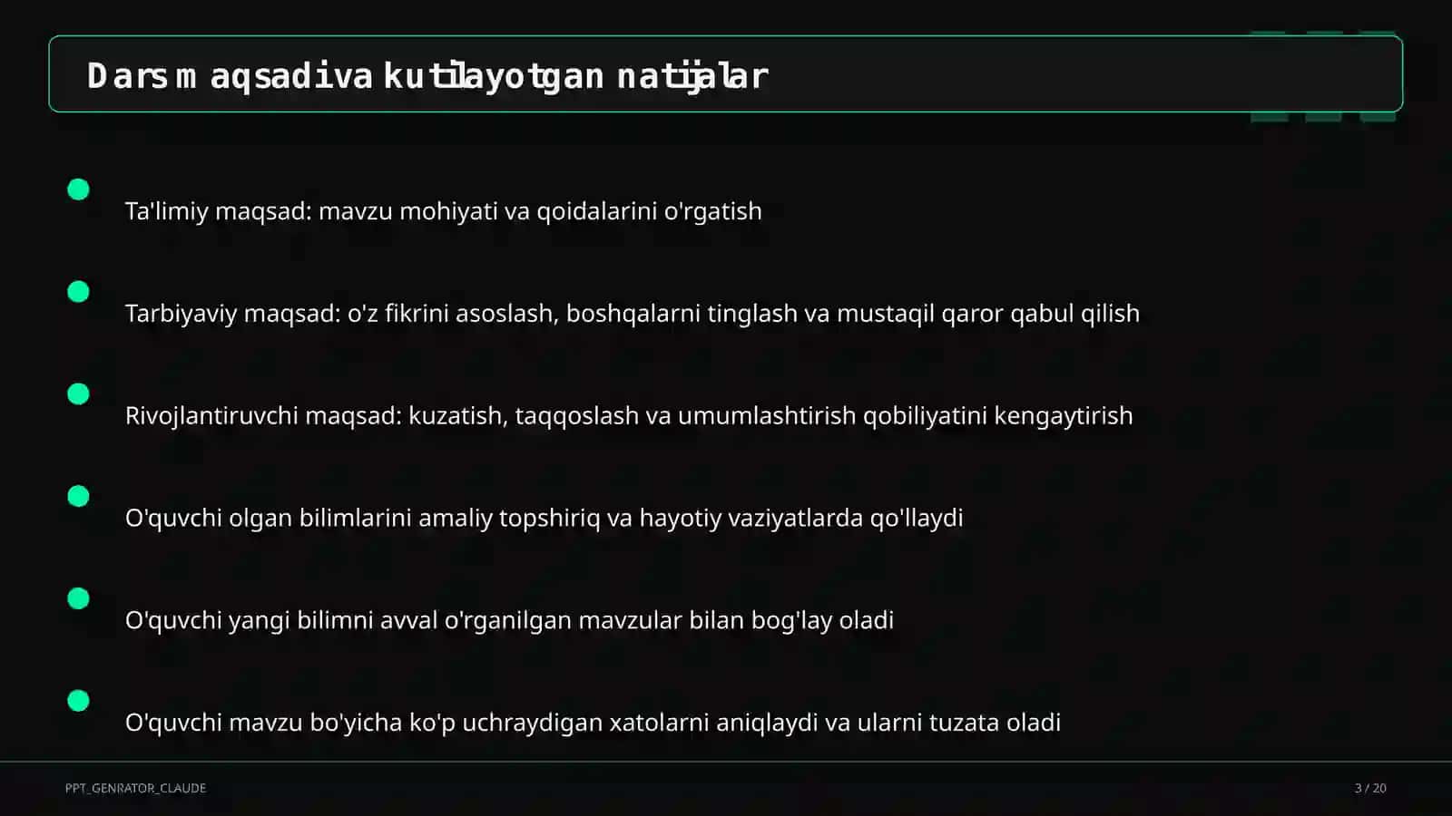 Tasviriy san'at va musiqa (1– 7) - mustaqil o'rganish uchun 3