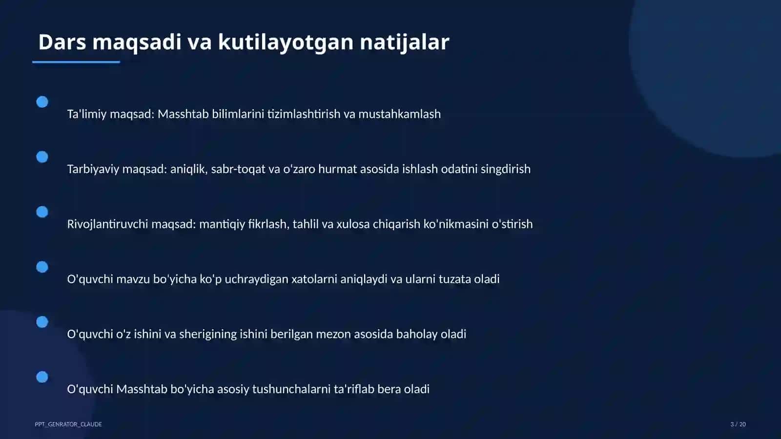 Masshtab (6-sinf) 3