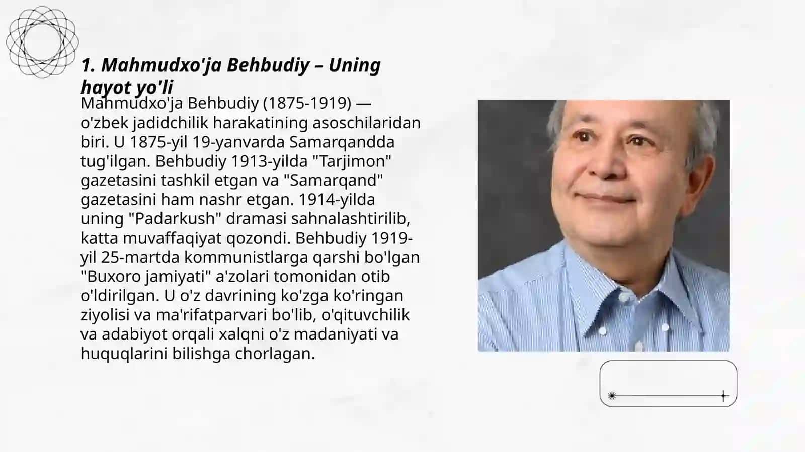 Mahmudxo'ja Behbudiy 3