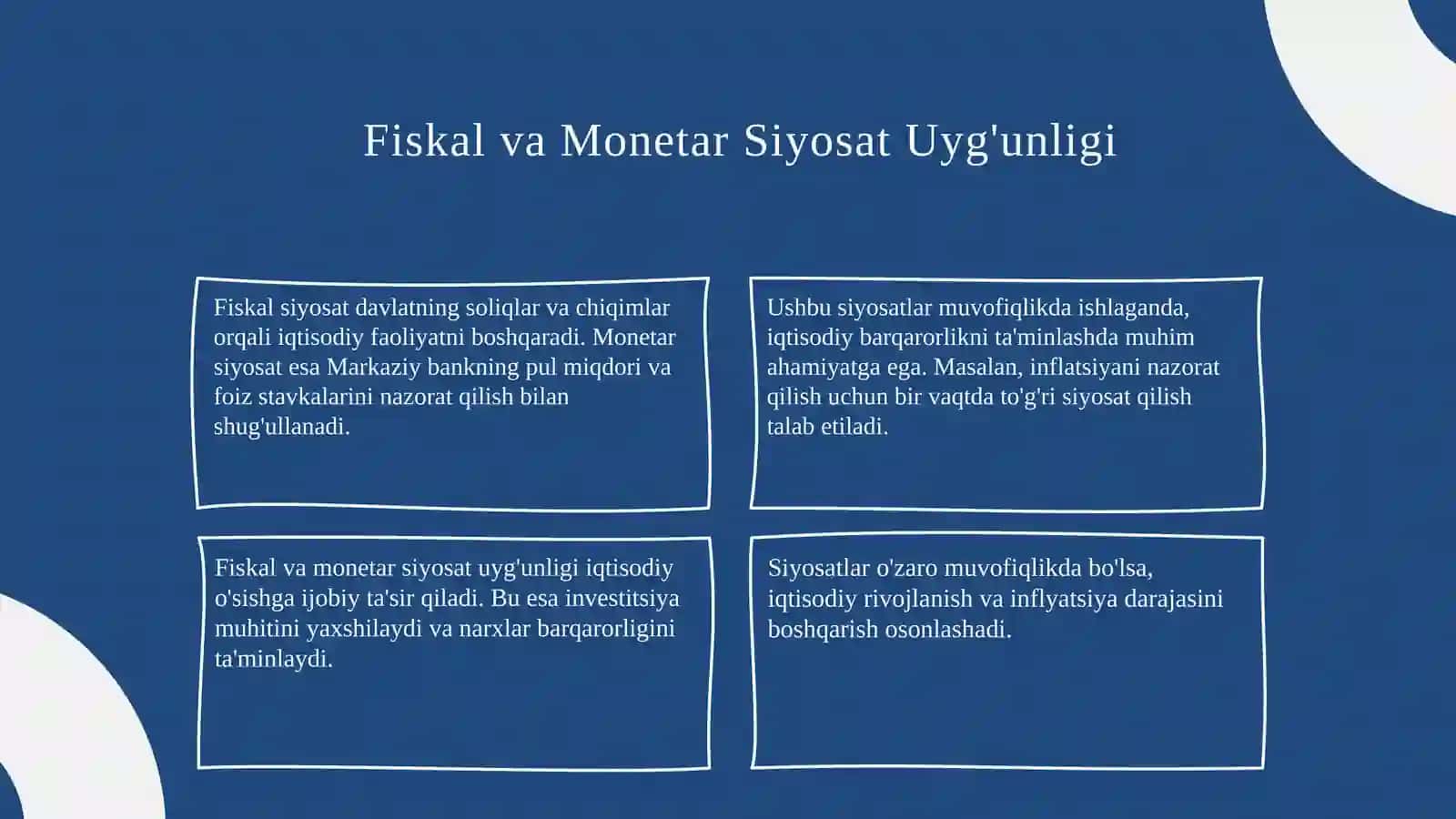 Rejalar va muammolar: iqtisodiy tanazzulda davlat siyosatining muhim aspektlari 3