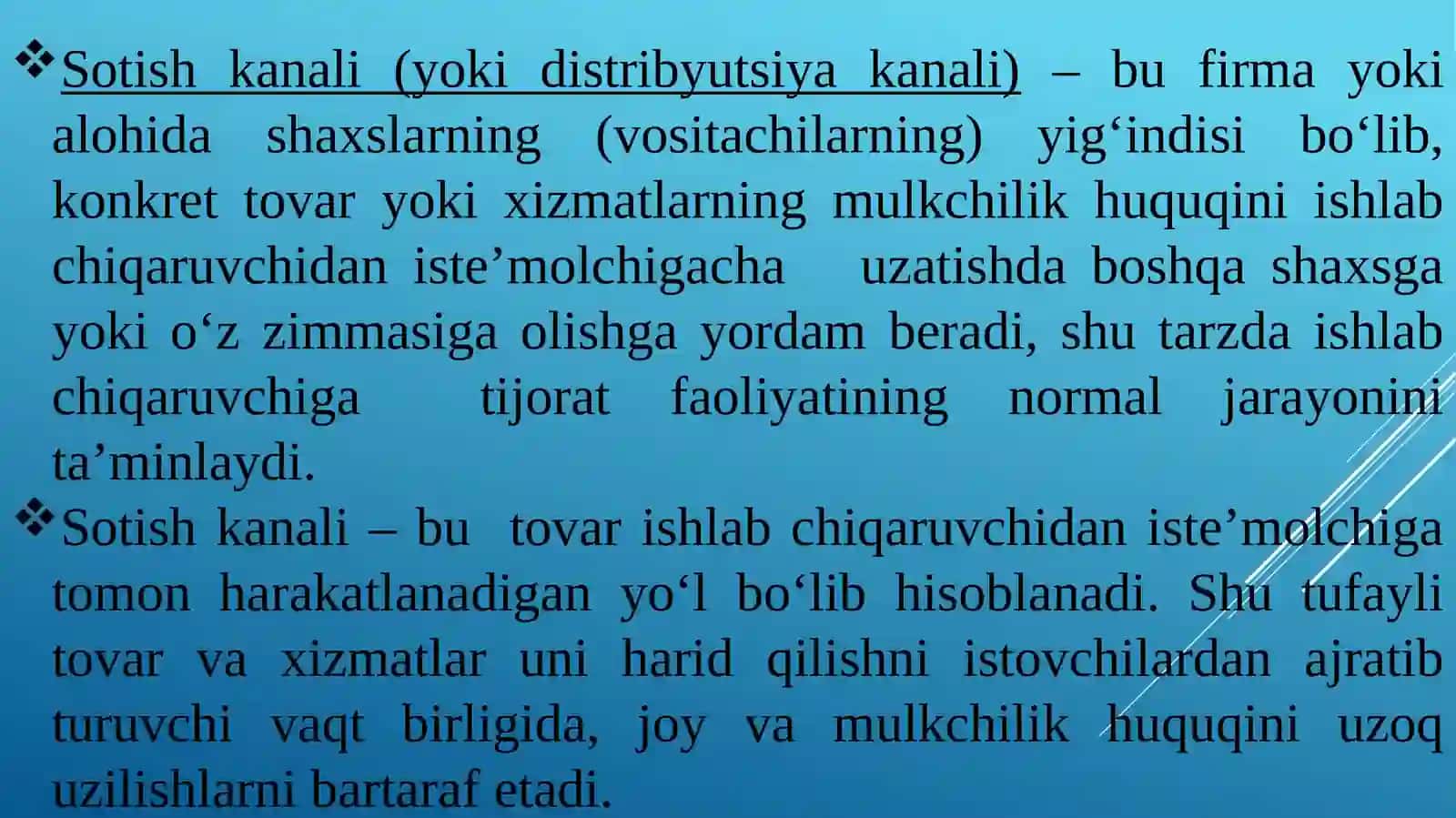 Turistlarga turistik mahsulotlarni sotishning asosiy shakllari 3