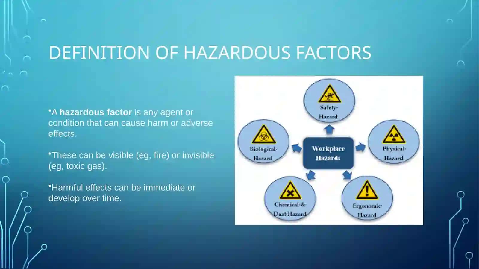 Identifying Hazardous Factors 3