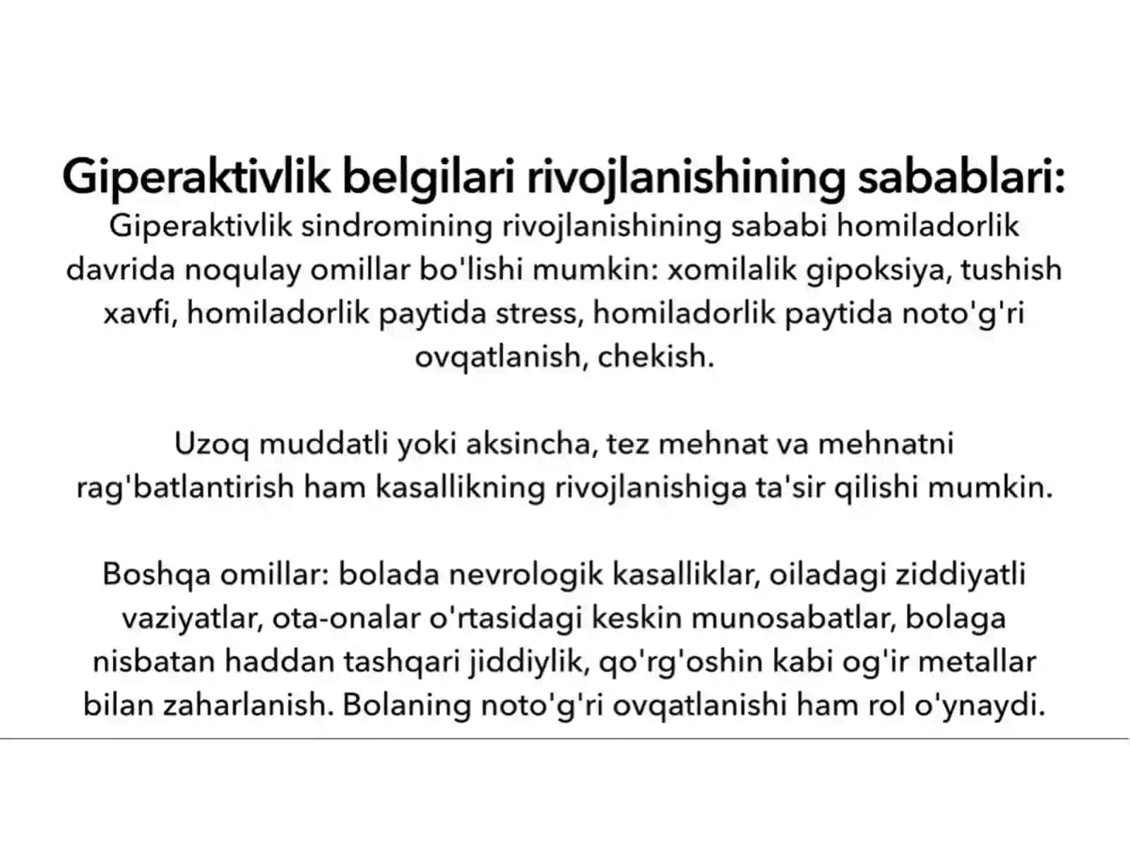 Giperaktiv bola 3
