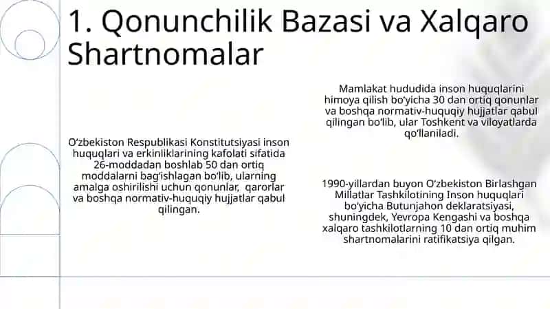 Oʻzbekiston respublikasida inson huquqlari boʻyicha milliy institutlar 3