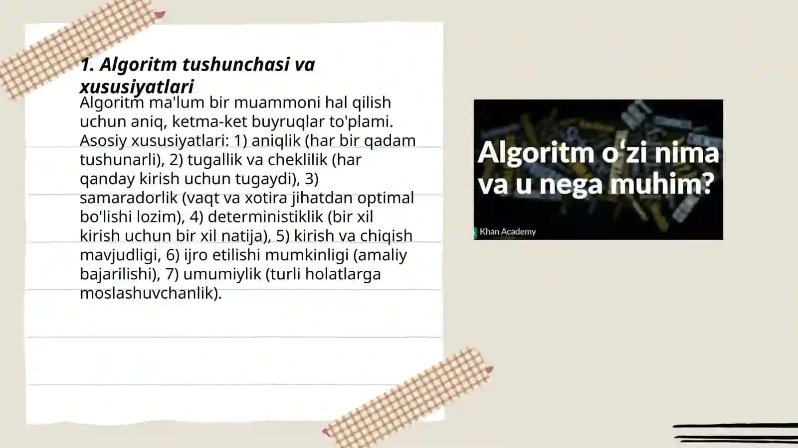 Algoritmlar nazariyasiga kirish 3