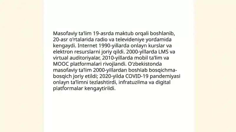 Masofaviy taʼlim 3