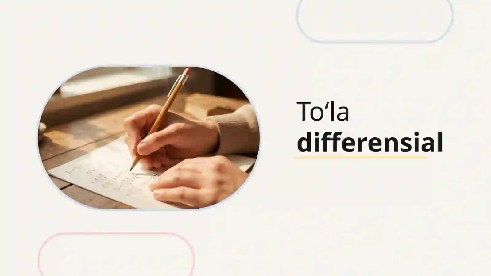 toʻla differensial 3
