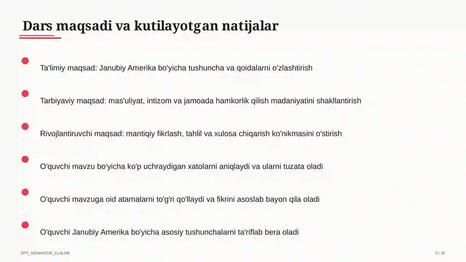 Janubiy Amerika (7-sinf) 3