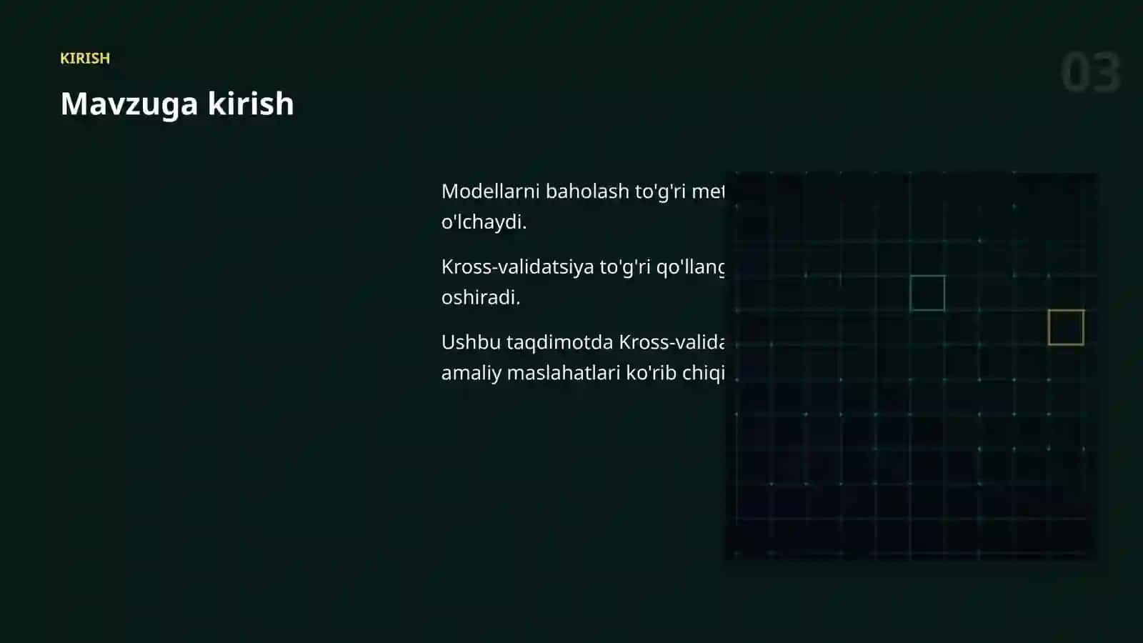AI MODELLARNI BAHOLASH 3
