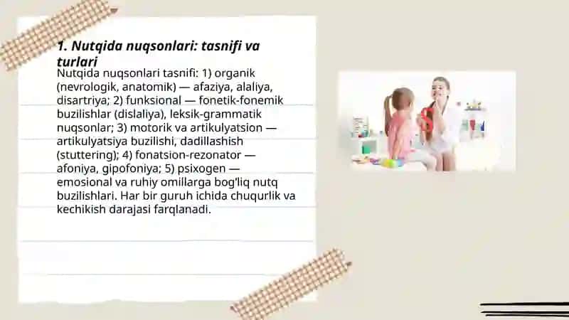 Nutqida nuqsoni bo'lgan bolalar 3