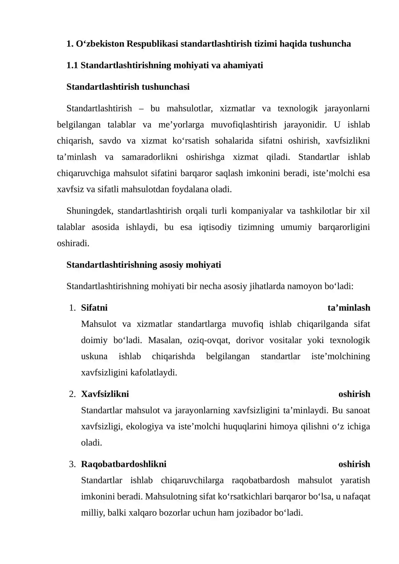 Oʻzbekiston Respublikasi Standartlashtirish Davlat Tizimi 3