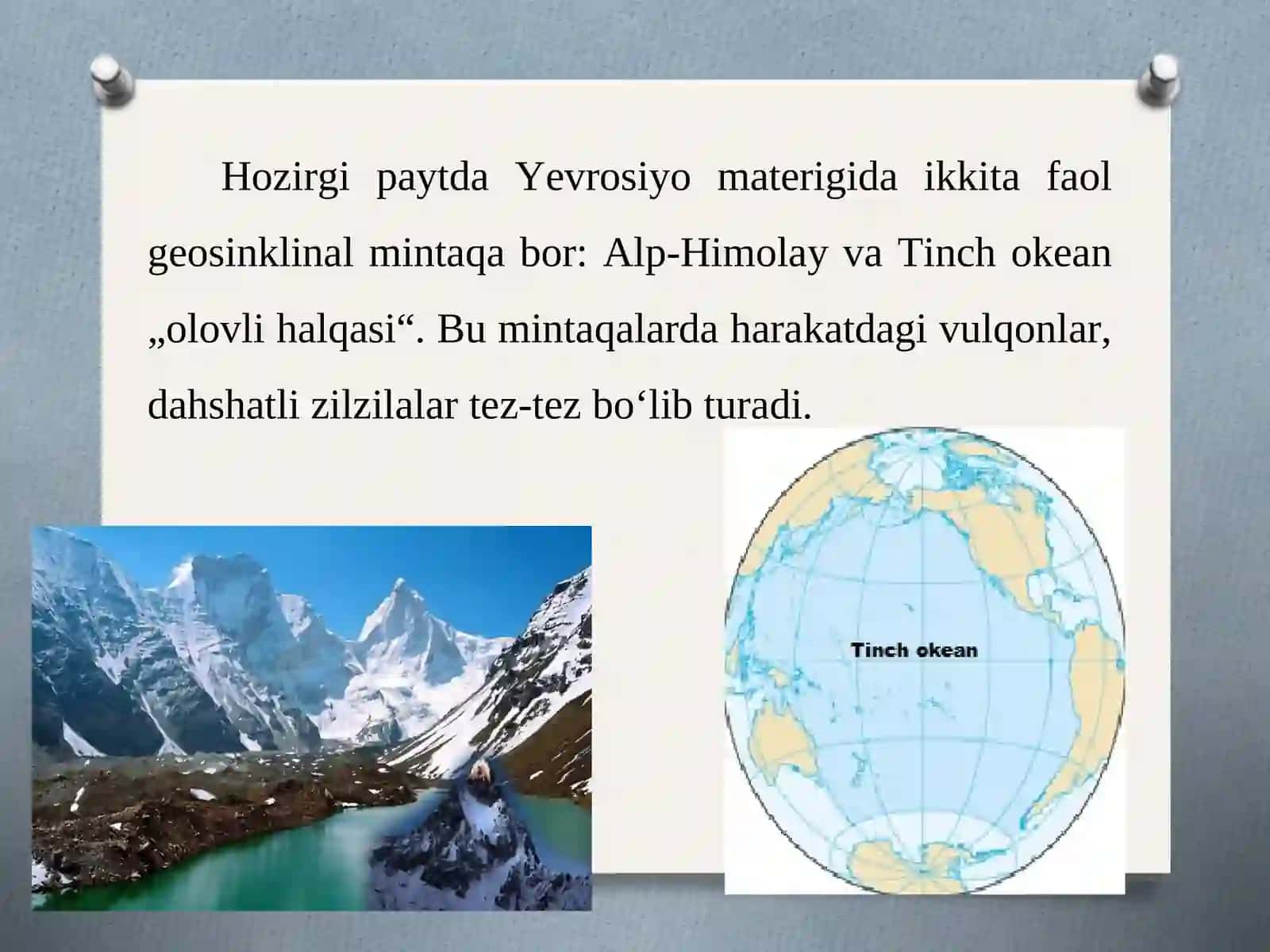 Geologik tuzilishi va foydali qazilmalari.  Relyefi 3