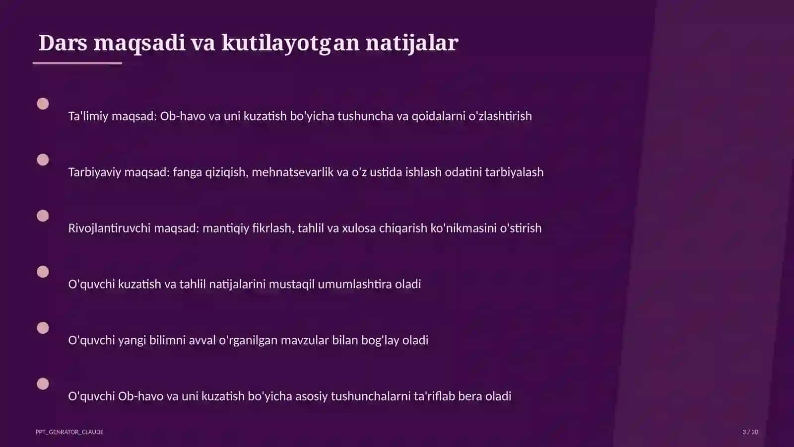 Ob-havo va uni kuzatish (2-sinf) 3