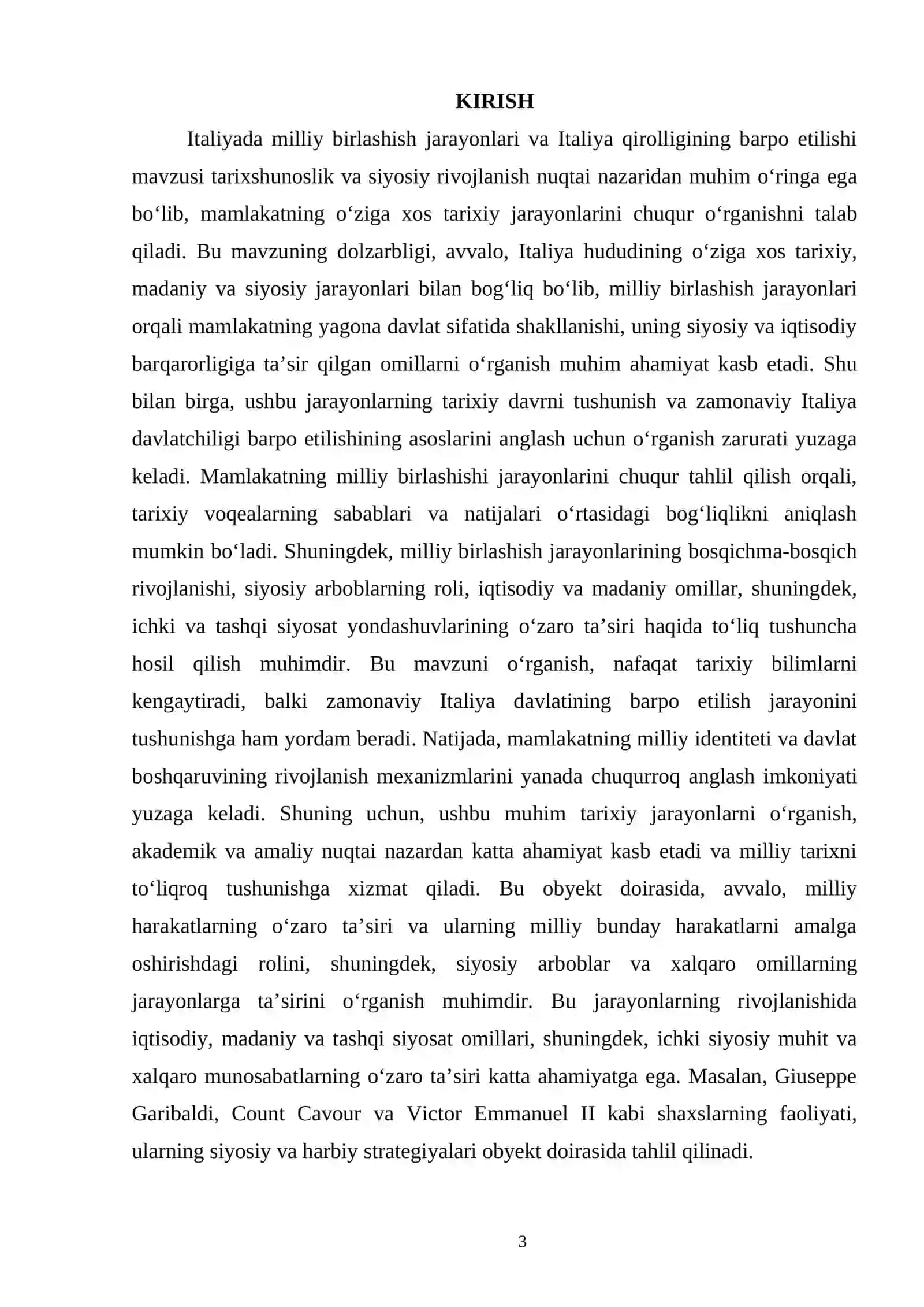 Italiyaning milliy birlashishi 3