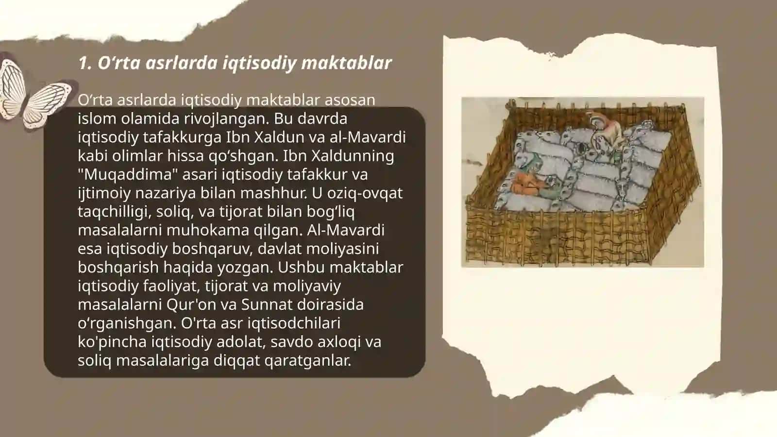Oʻrta asr iqtisodiy tafakuri 3