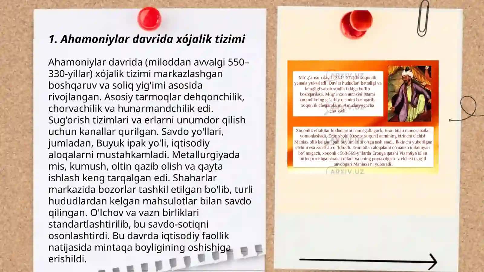 Ahamoniylar davrida xójalik tizimi 3