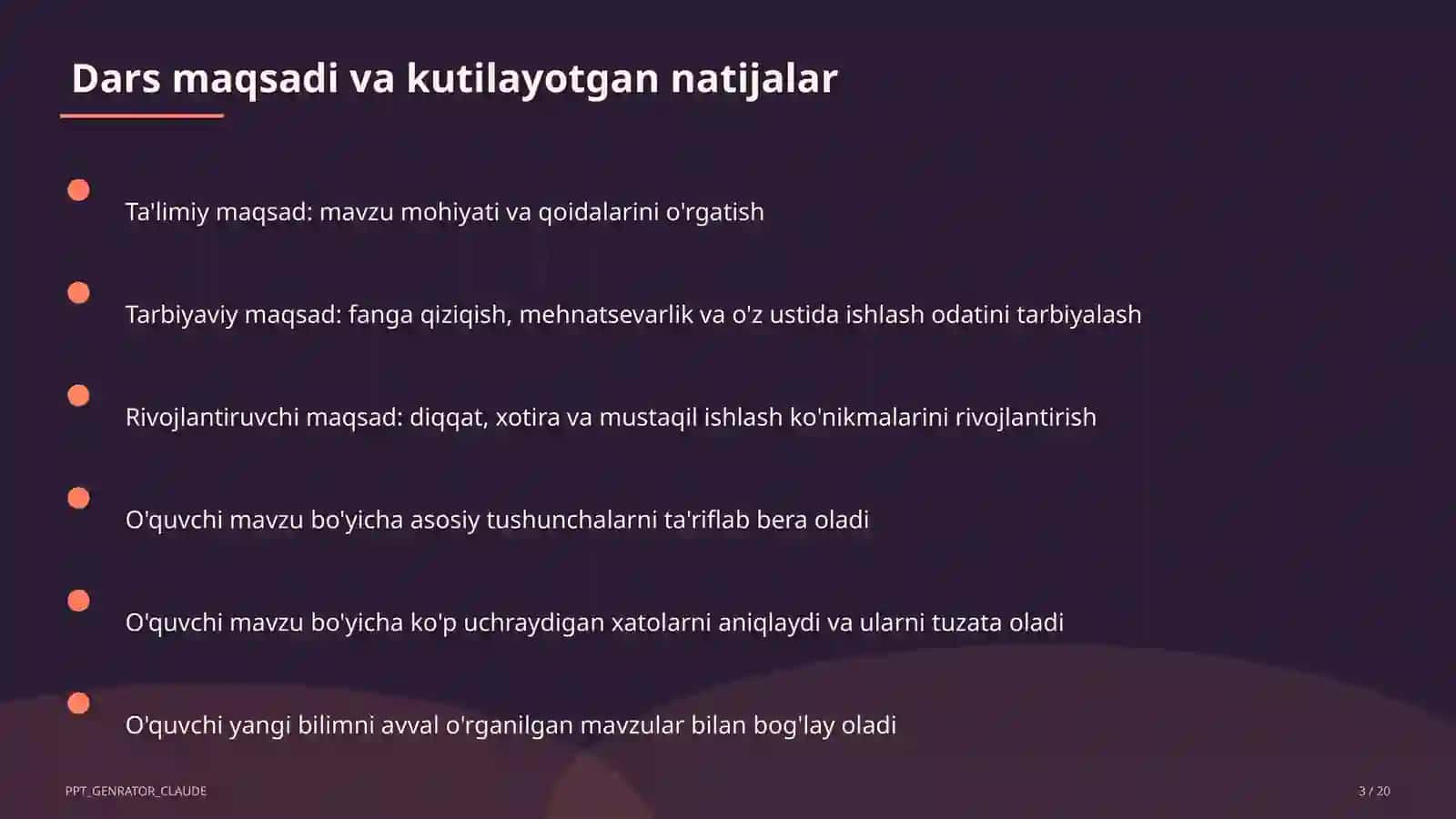Ko'makchi, bog'lovchi va yuklamalar (7-sinf) 3