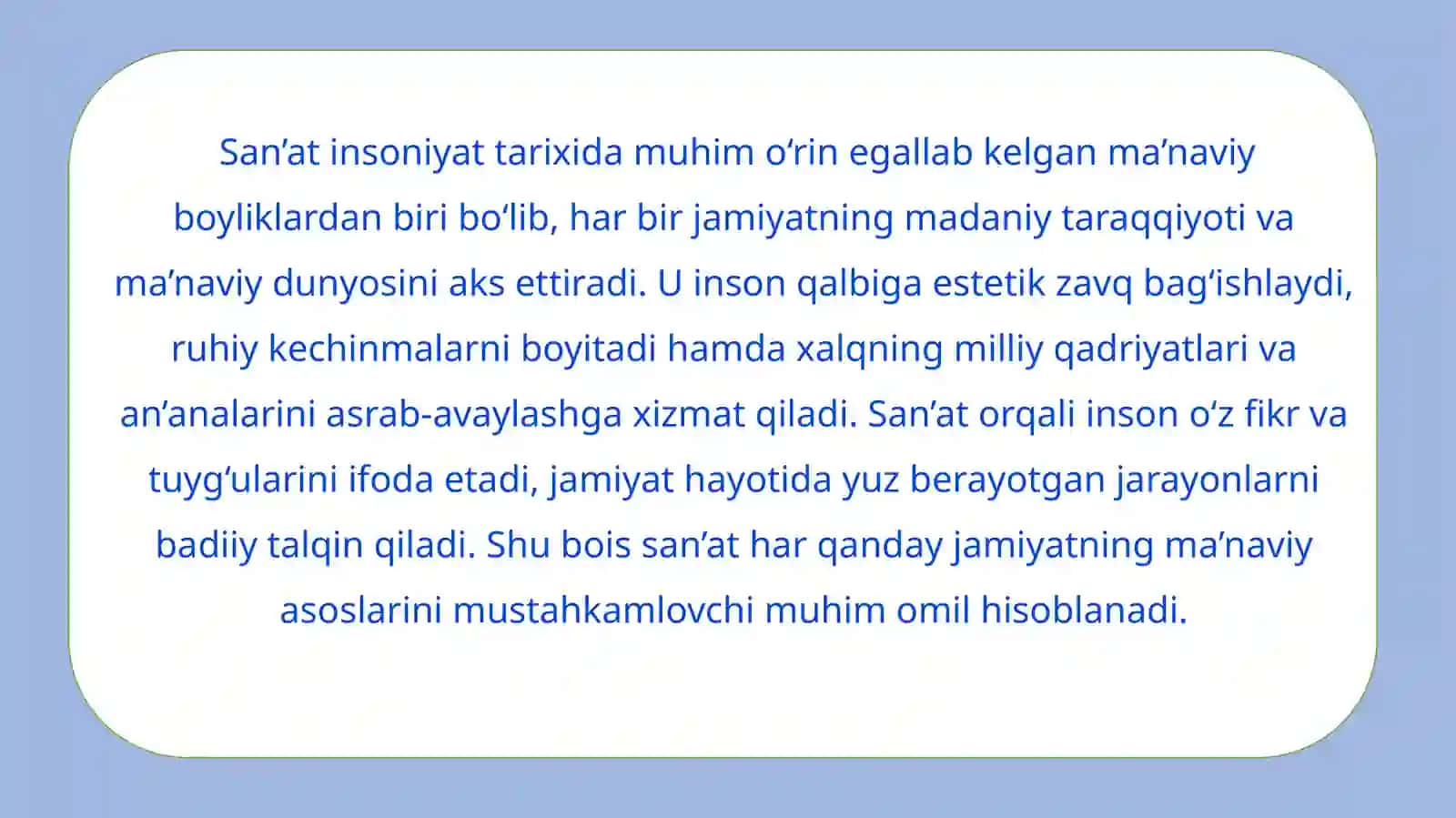 "BMSMning 3-sinf o‘quvchilariga M.Mirzayevning “Dildor” kuyini doira cholg‘usida o‘rgatish metodikasi” 3