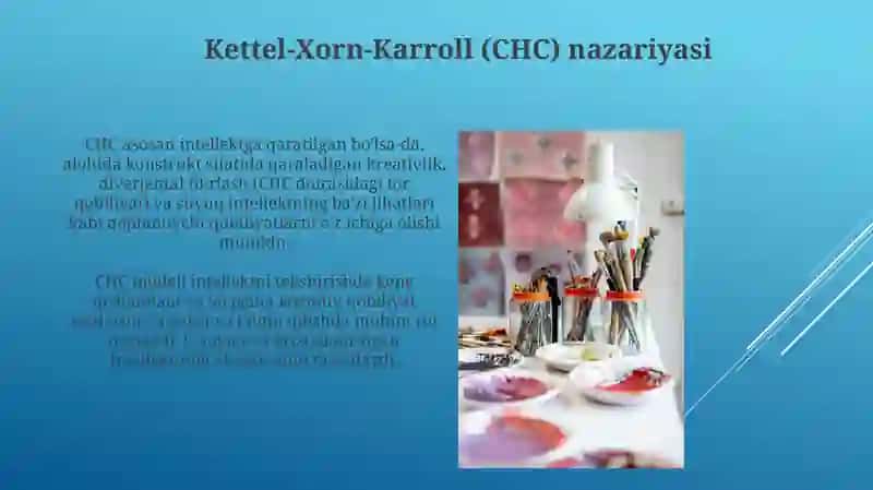 Intellekt va kreativlik nazariyalari 3