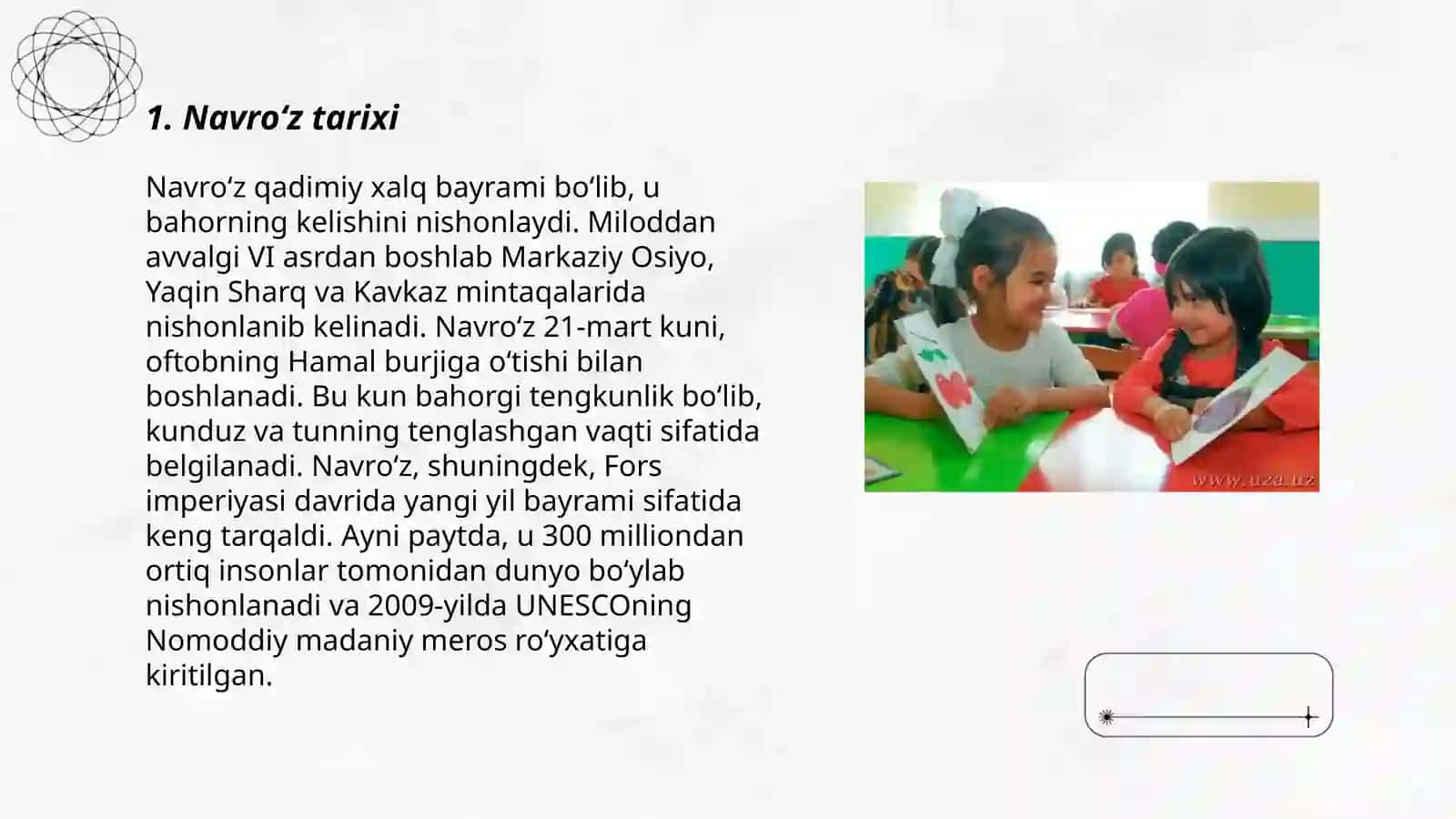 Navroʻzi olam mavzusida eshitishda nuqsoni boʻlgan bolalar uchun predmetli amaliy taʼlim darsida oʻrgatish 3