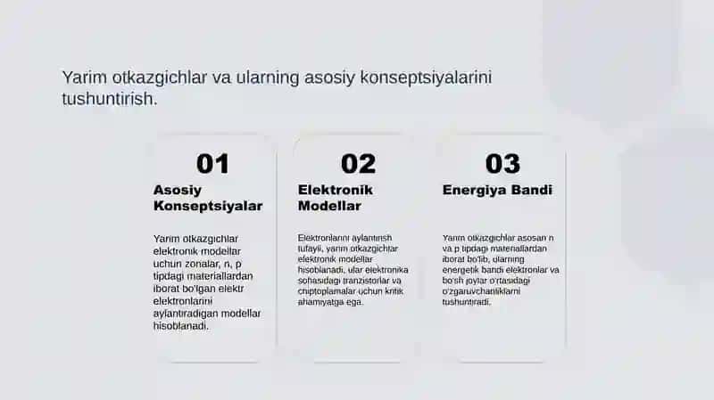 Yarim o'tkazgichlar 3