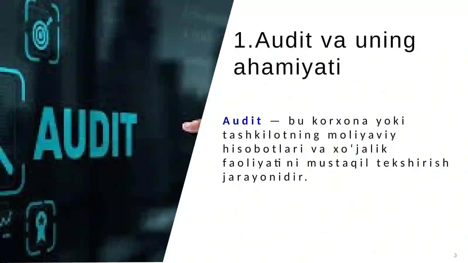 Auditning xalqaro standartlari maqsadi va umumiy tamoyillari 3