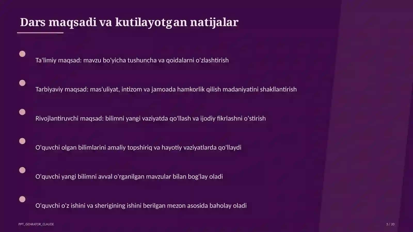 O'qituvchilarning Milliy sertifikatiga tayyorgarlik 3