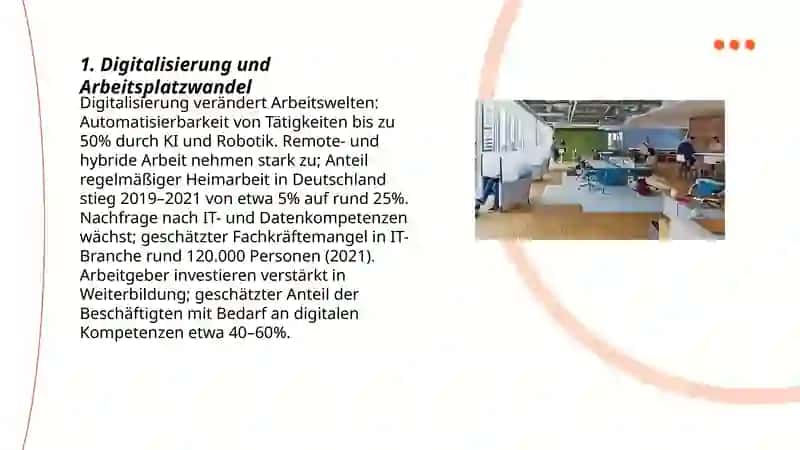 Digitalisierung und Arbeitsplatzwandel 3