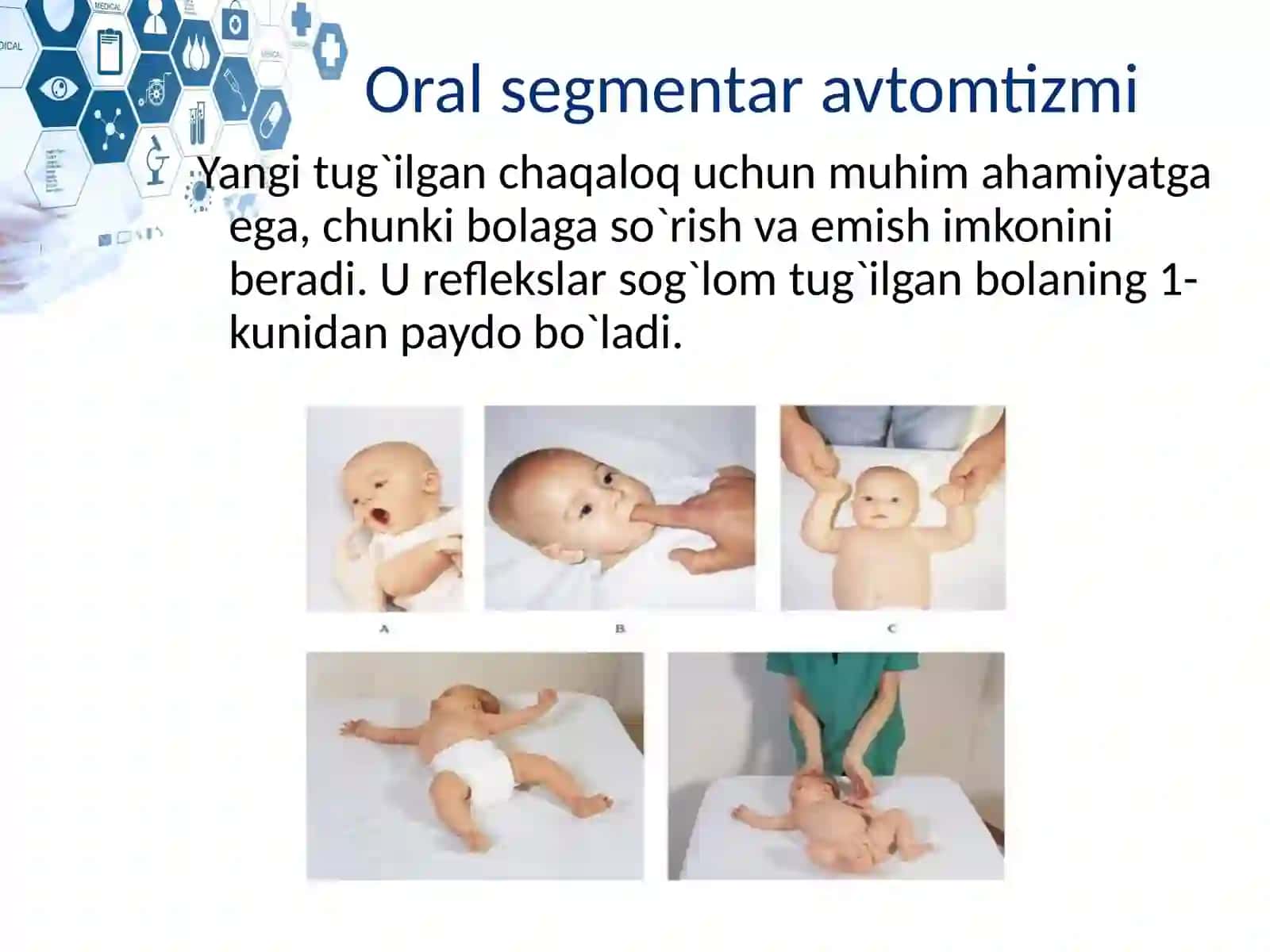 Yangi tug`ilgan chaqaloqlarning shartsiz reflekslari 3