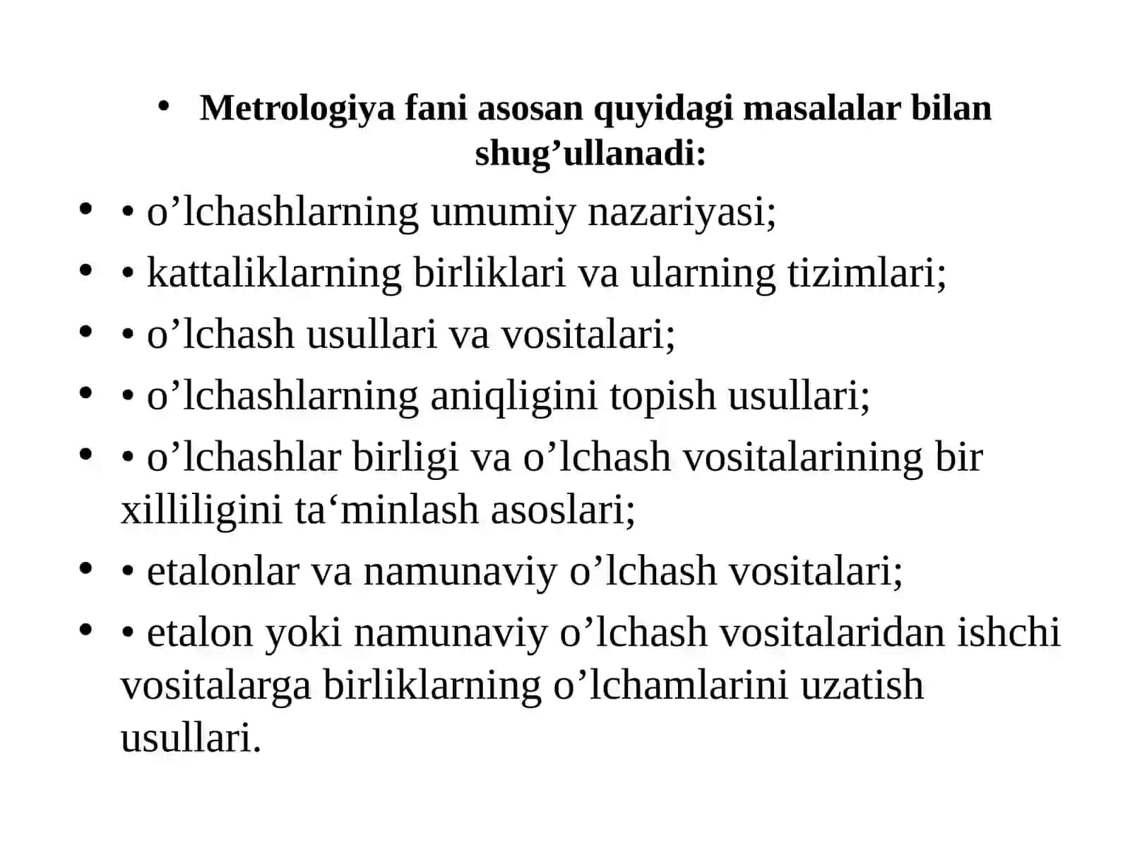 Metrologiya va standartlashtirish 3