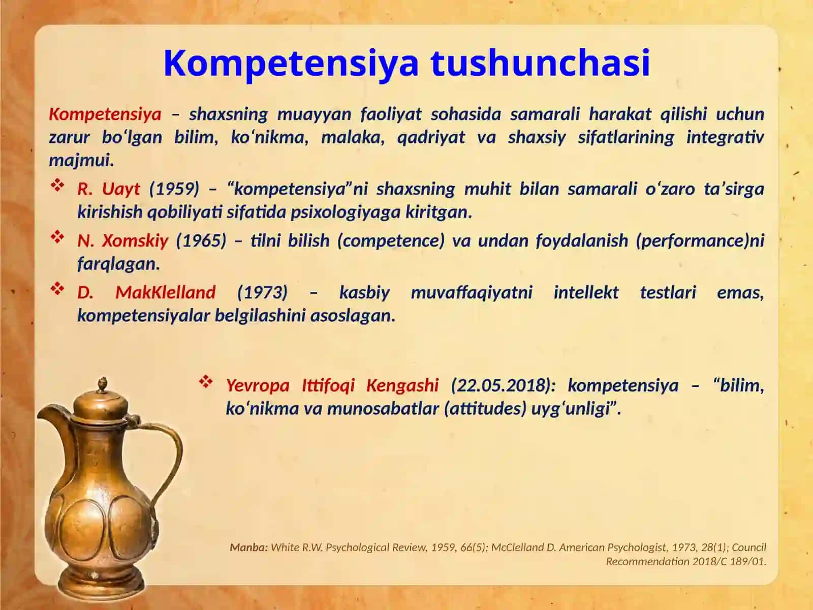 OLIY TAʼLIM O‘QITUVCHISI KASBIY KOMPETENSIYASINI TAKOMILLASHTIRISH ASPEKTLARI 3