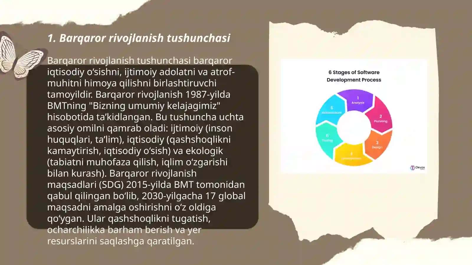 Barqaror rivojlaish talablari va ularning O'zbekistonda tadbiq qilinishi 3