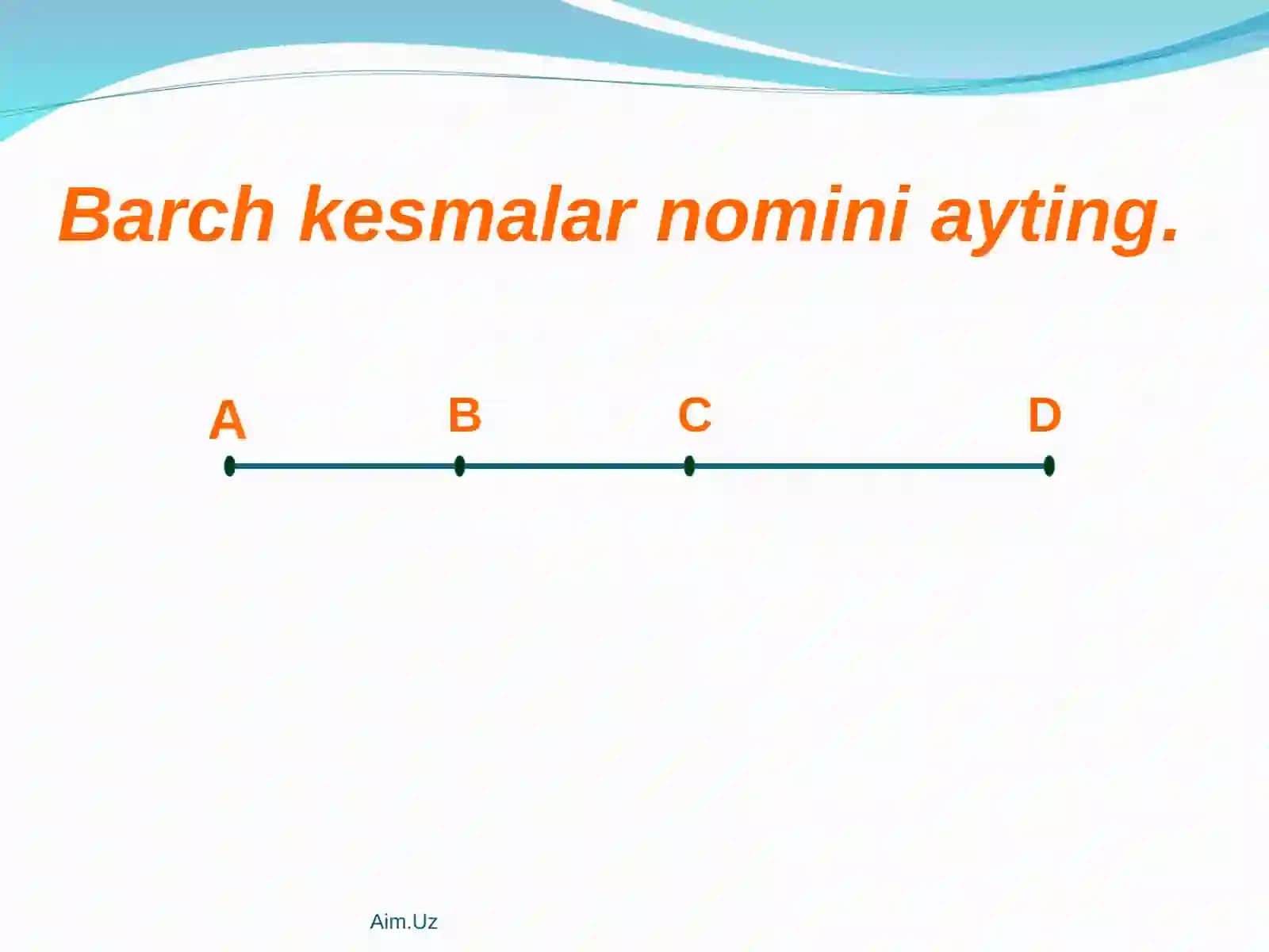 Uchburchakning nechta uchi, tomoniva burchagi mavjud? 3