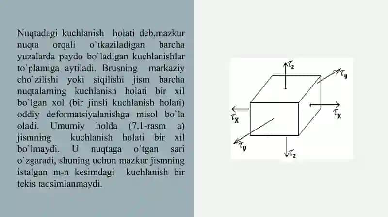 Kuchlanish Holati 3