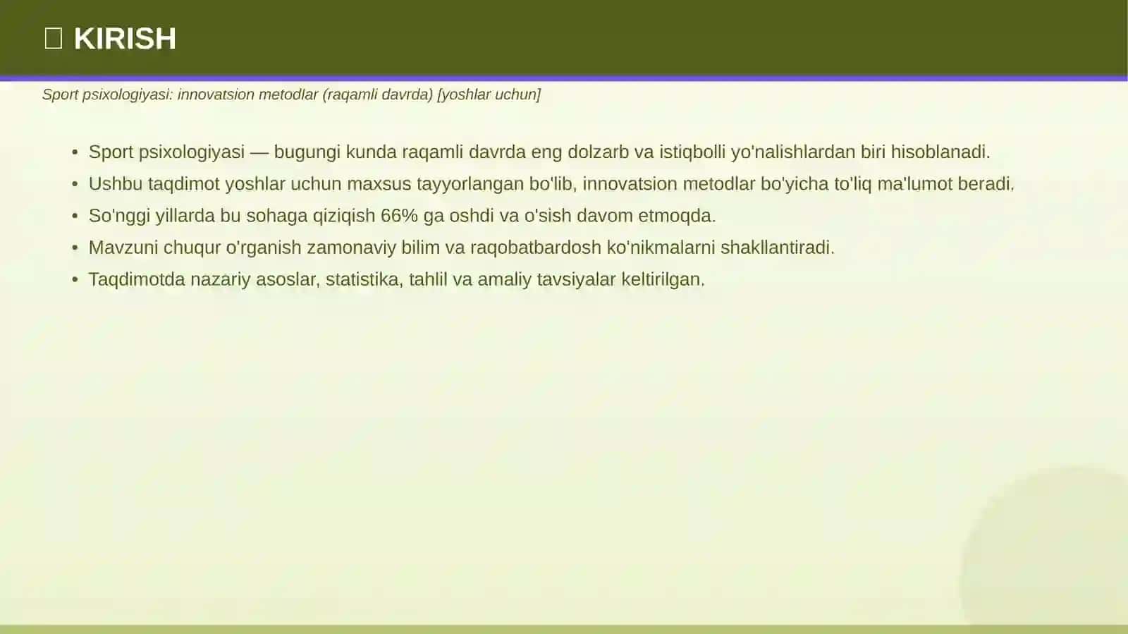 Sport psixologiyasi: innovatsion metodlar (raqamli davrda) [yoshlar uchun] 3