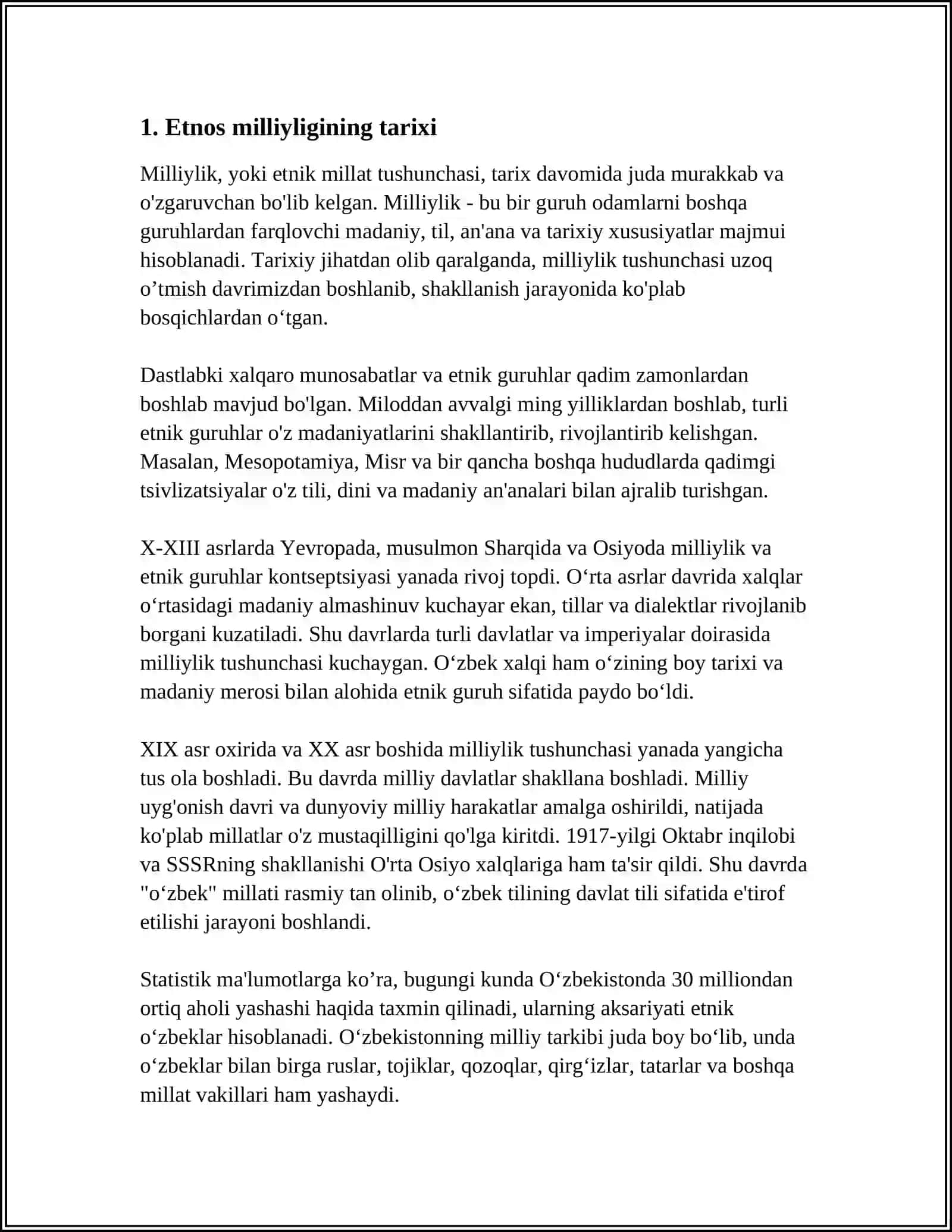 ETNOS MILLIYLIGINING UMUMINSОNIYLIK BILАN MUTАNОSIBLIGI MAVZUIDA 3