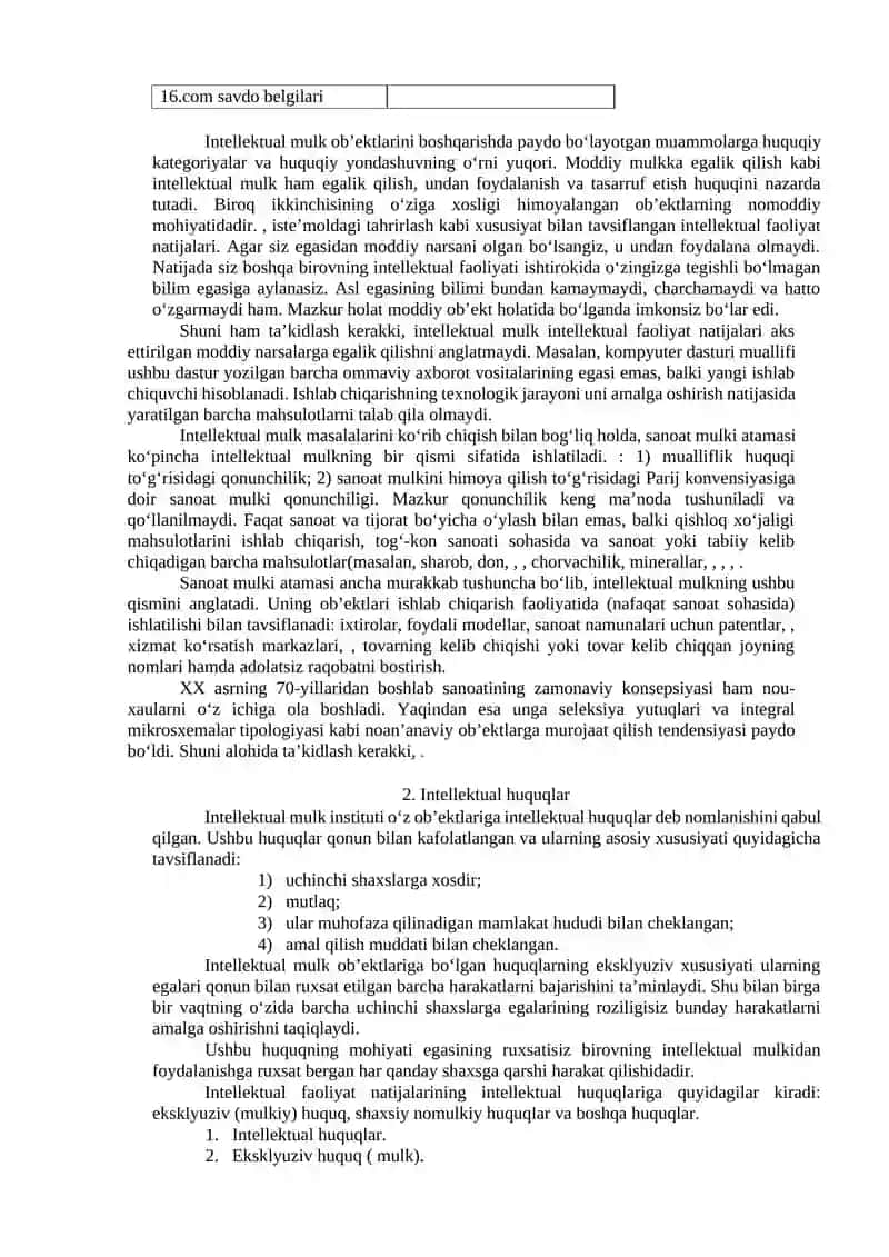 INTELLEKTUAL MULK VA UNI HIMOYA QILISH USULLARI 3