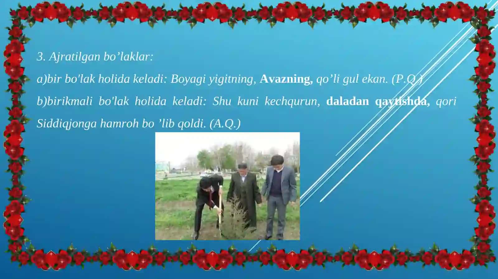 "BOSHLANG’ICH TA’LIM VA SPORT TARBIYAVIY ISHLAR" YO’NALISHI 3