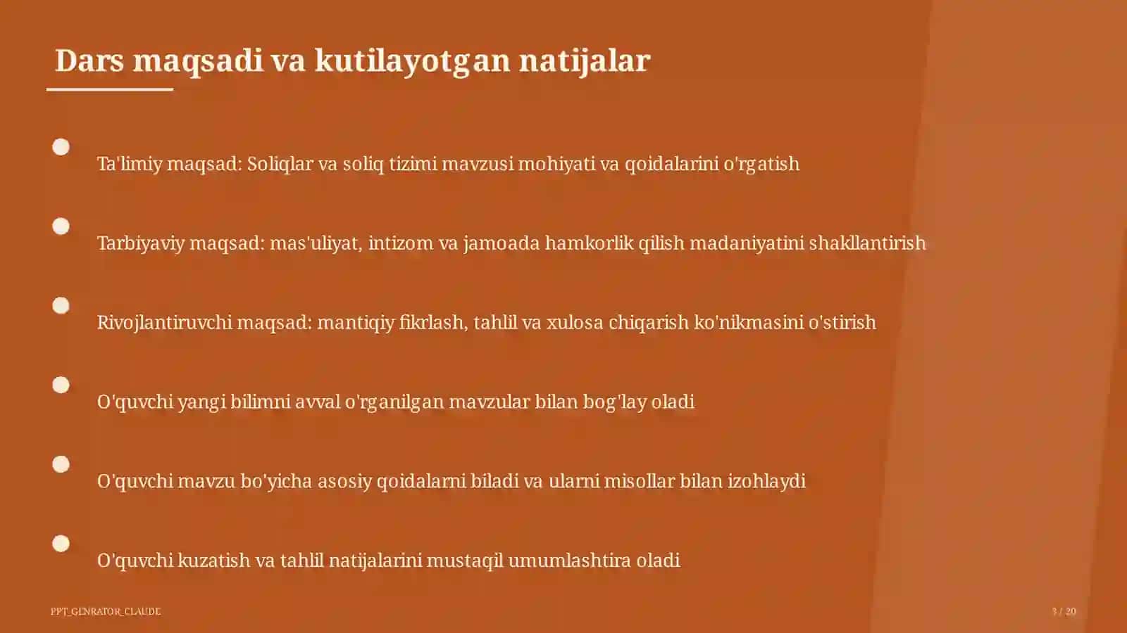 Soliqlar va soliq tizimi (10-sinf) 3
