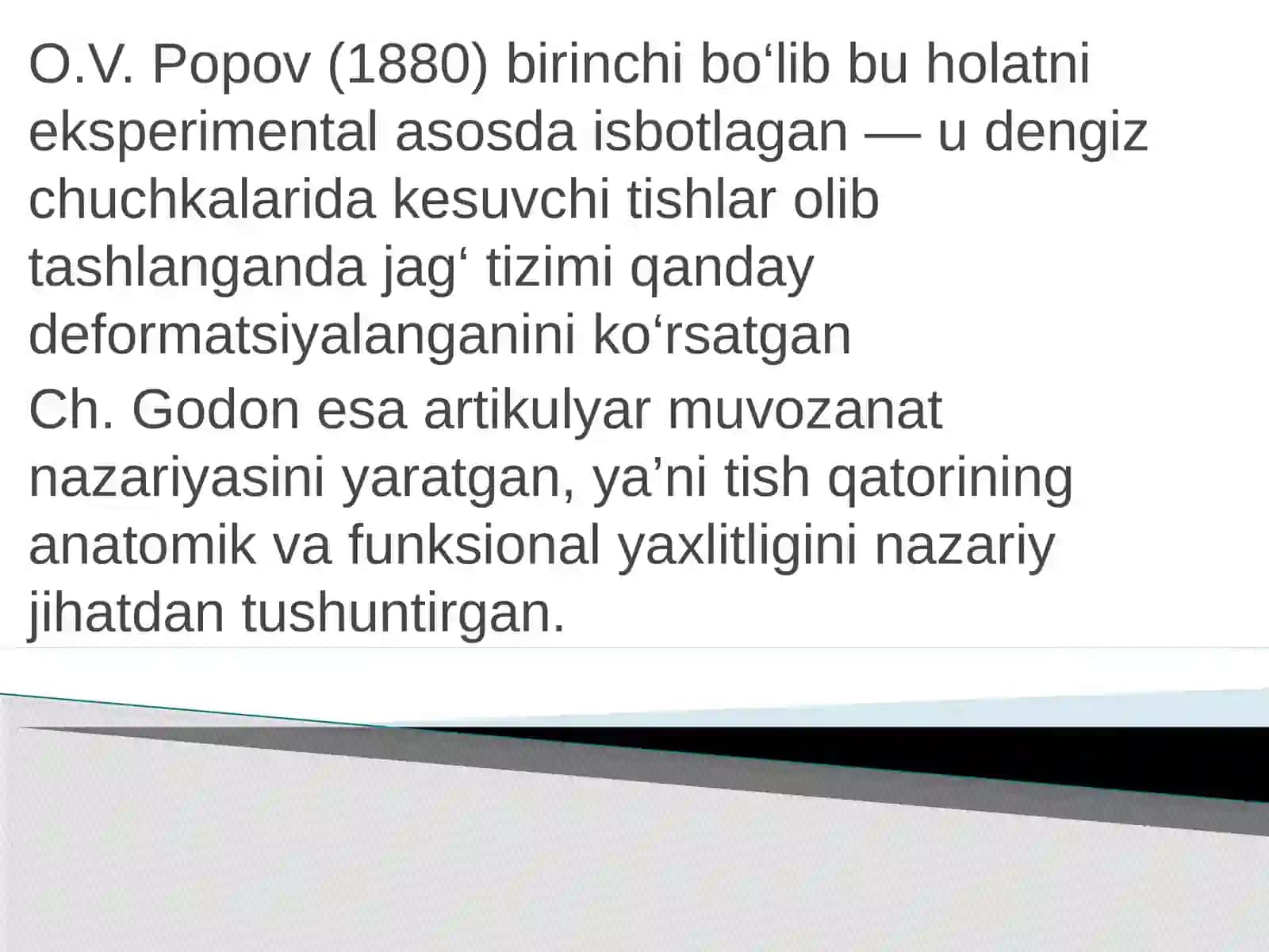 Mavzu:Papov -Gadon fenomeni 3