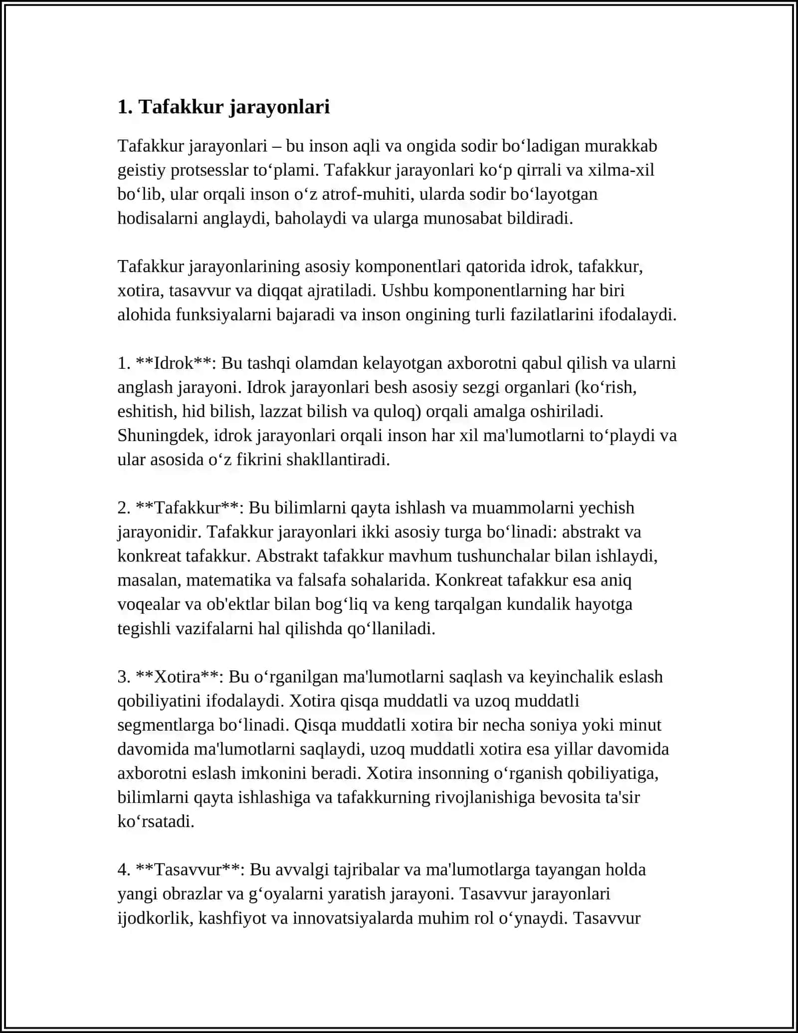 TAFAKKUR BORASIDAGI PSIXOLOGIK NAZARIYALAR 3