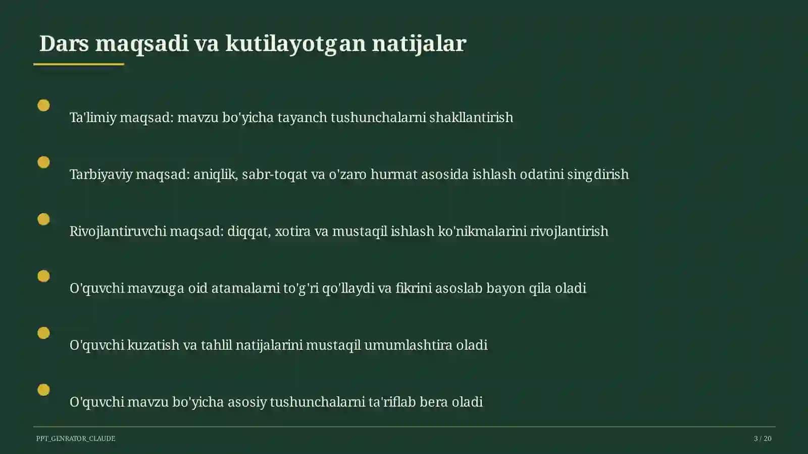 O'zbekistonning dorivor o'simliklari (6-sinf) 3